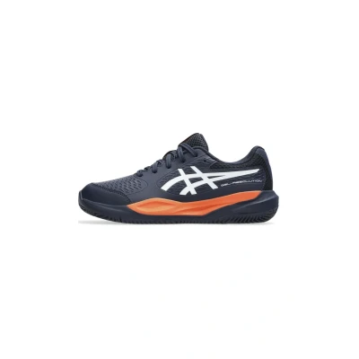 Afbeelding van Asics Gelresolution X GS CLAY Court Tennis Shoes Midnight white Sneakers laag voor kinderen, Maat: 33.5,