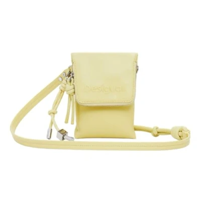 Afbeelding van Desigual Telefoontasje Mone Fantasy Phone Bag Amarillo Pastel Lichtgeel