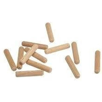Afbeelding van Deltafix. Hout verbinder. voor Meubels. Deuvels 6 x 40 mm. 25 stuks Proppen.