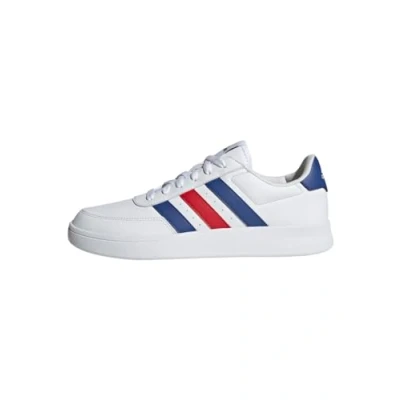 Image de adidas Homme Breaknet 2.0 Shoes, White/Lucid Blue/Better Scarlet, 36 EU