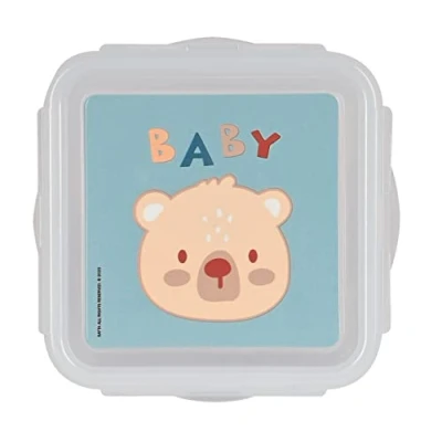 Afbeelding van Lunchbox Safta Baby bear 13 x 7.5 cm Blauw