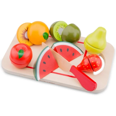 Afbeelding van New Classic Toys Speelgoedeten en drinken Fruit op een Dienblad