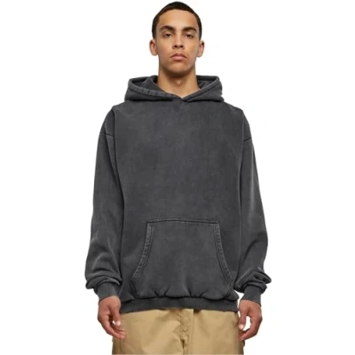 Afbeelding van Urban Classics Herren Stone Washed Trui, Heren, Maat: Small, Black