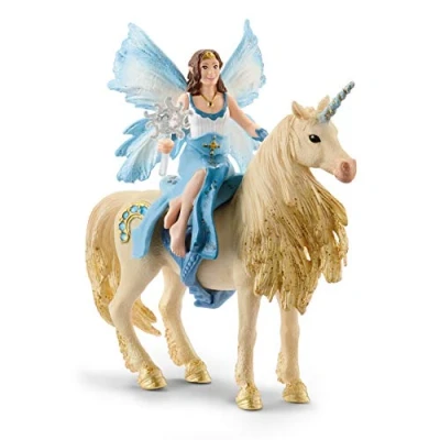 Afbeelding van Schleich bayala gouden eenhoorn met fee eyela