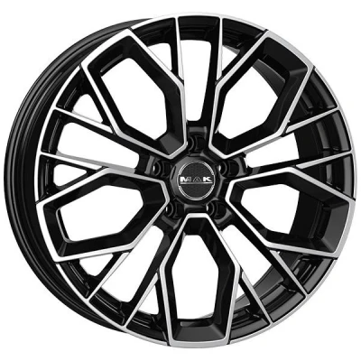Afbeelding van MAK 5 gat 20duim 112mm lichtmetalen Velg stilo zwart F8520TSBM45VK2 8.5duim 45mm 76mm VOLKSWAGEN: Passat B8 Variant