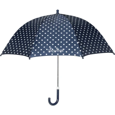 Afbeelding van Playshoes Kinder paraplu met stippen Donkerblauw maat Onesize