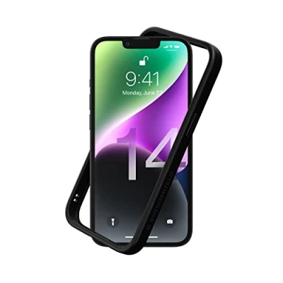 Afbeelding van RHINOSHIELD Bumper hoes compatibel met [iPhone 14] CrashGuard NX aanpasbare dunne bescherming schokdemping [BPA vrij] zwart