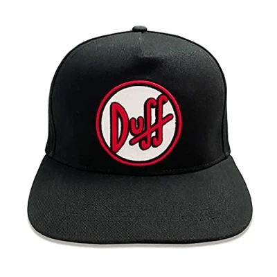 Afbeelding van Heroes Inc. Simpsons heren Baseball Cap Duff Front Logo hoed met klep