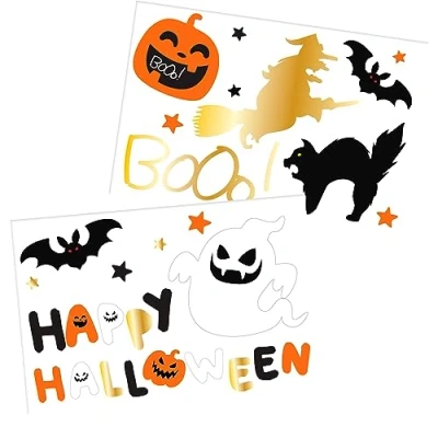 Afbeelding van Folat Raamstickers Halloween BoOo! Karakters 18 stickers Decoratie Versiering