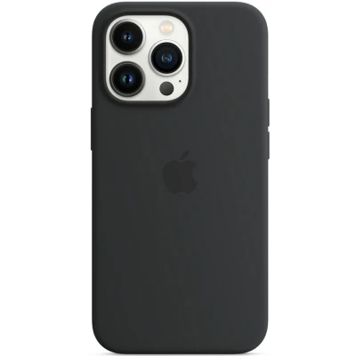 Afbeelding van Apple MagSafe Siliconen Back Cover Zwart iPhone 13 Pro Max