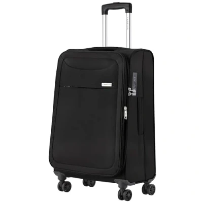 Afbeelding van CarryOn Air Middenmaat Reiskoffer 84 Liter Zachte Trolley Koffer 66 x 42 27 cm Lichtgewicht Expander TSA slot Zwart