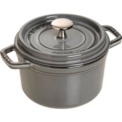 Afbeelding van Staub Cocotte , Rond 16 Cm Grafietgrijs