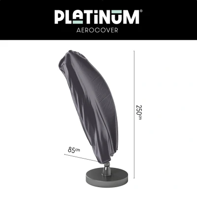 Afbeelding van Aerocover Parasolhoes 250 X 85 Antraciet Grijs Tuinmeubelhoezen