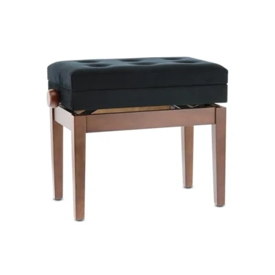 Afbeelding van Pianobank Deluxe compartiment notenboom mat