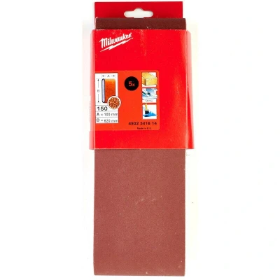 Afbeelding van MILWAUKEE 4932341614 schuurband 620 x 100 mm, korrel 150 (5 st.)