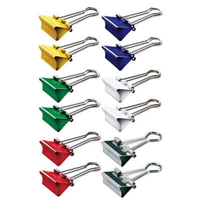 Afbeelding van Papierklem MAUL 213 Foldback 32mm capaciteit 13mm assorti