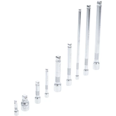 Afbeelding van BGS Kantelverlengstukset 1/4&quot;, 3/8&quot;, 1/2&quot; 9 delig