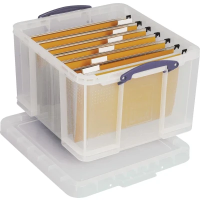 Afbeelding van Really Useful Box Opbergdoos 42 Liter, Transparant