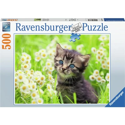 Afbeelding van Ravensburger Katje in de wei Legpuzzel 500 stukjes