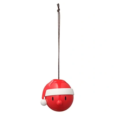 Afbeelding van Hoptimist Santa Kersthanger 6,2 x 5,8 cm 2 stuks Red