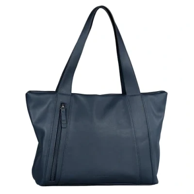 Afbeelding van TOM TAILOR Schoudertas Yuma Zip Shopper Dark Blue Donkerblauw