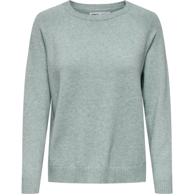 Afbeelding van Only Trui Onllesly Kings L/s Pullover Knt Noo 15170427 Gray Mist/melange Dames Maat S