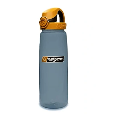 Afbeelding van Nalgene OTF drinkfles 24oz BPA free SUSTAIN Rhino w/Brown Black