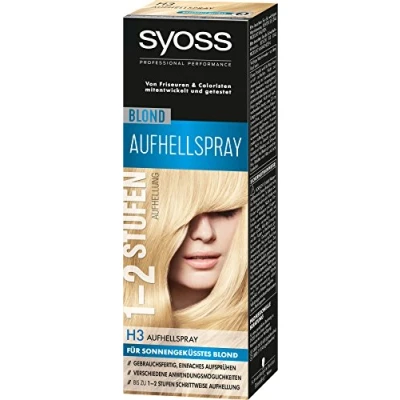 Afbeelding van Syoss H3 Blond Whitening Spray, 3 x 125 ml