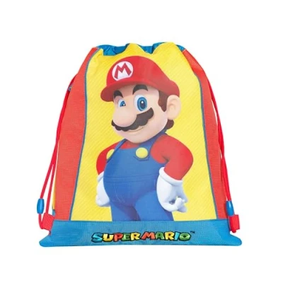 Afbeelding van Super Mario Gymbag, Wahoo Zwemtas 42 x 34 cm Polyester