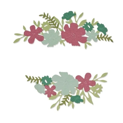 Afbeelding van Sizzix Thinlits Die Set Wild Blossom Borders By Lisa Jones