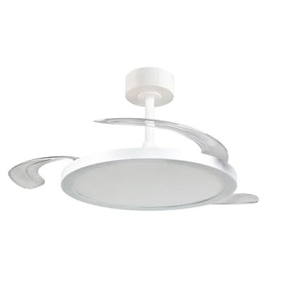 Afbeelding van REALITY KASFJORD Ventilator Wit mat incl. 1x SMD 34 W Licht apart schakelbaar Afstandsbediening Geintegreerde dimmer Traploos instelbare lichtkleur Timer In hoogte verstelbaar Zomer en wintermodus 6 snelheidsniveaus