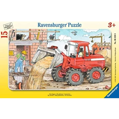 Image de Puzzle Ravensburger Excavatrice, 15 pièces
