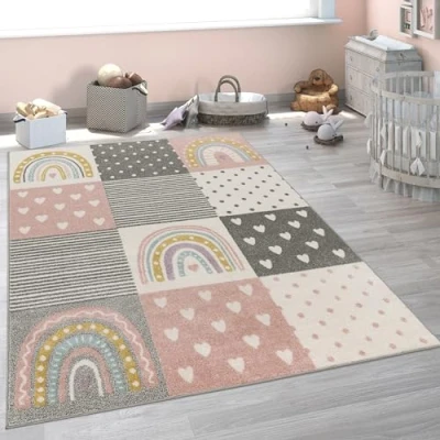 Afbeelding van Paco Home Vloerkleed voor de Kinderkamer Meisjes Jongens Verschillende Motieven En Formaten 120x160 cm