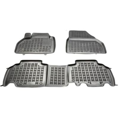 Afbeelding van REZAW PLAST 201717 Vloermatset Rubber voor en achter Zwart RENAULT: Kangoo II Express, Be Bop, MERCEDES BENZ: Citan Panel Van