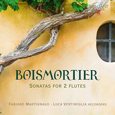 Afbeelding van Fabiano Martignago, Luca Ventimiglia Boismortier: Sonatas For 2 Flutes (CD)