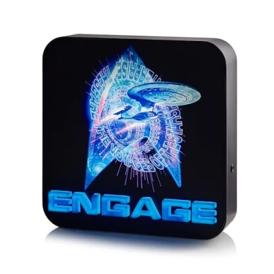 Afbeelding van Numskull Star Trek Starfleet Logo 3D Desk Lamp / Wall Light