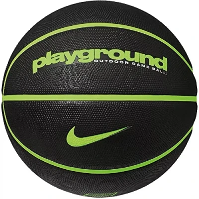 Afbeelding van Nike Performance Everyday Playground Deflated Basketbal, Maat: One Size, Black/volt