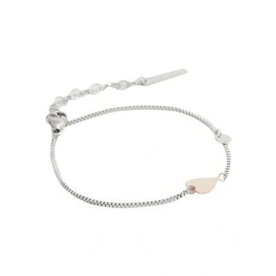 Afbeelding van Liebeskind Berlin Bracelet Armband, Dames, Maat: 20, Bicolor (silver, ip rosegold)