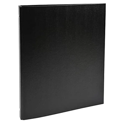 Image de EXACOMPTA Classeur rembordé PP, A4, 4 anneaux, noir