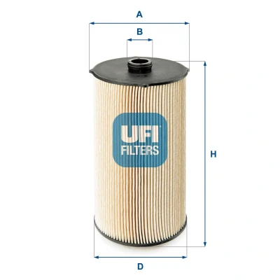 Afbeelding van UFI 27.194.00 Luchtfilter 178,5 153 Filter insert RENAULT: CLIO 1