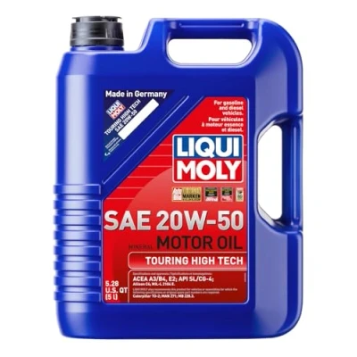 Afbeelding van LIQUI MOLY Touring High Tech 20W 50 5L Minerale motorolie artikelnummer: 1255