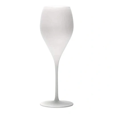 Afbeelding van Stölzle Lausitz Prestige champagneglazen, set van 6, 343 ml, mat wit, 6 vaatwasser en schokbestendig, als mondgeblazen I