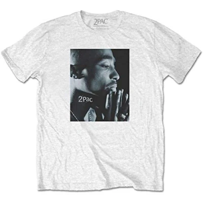 Afbeelding van Tupac Changes Side Photo Heren T shirt L Wit