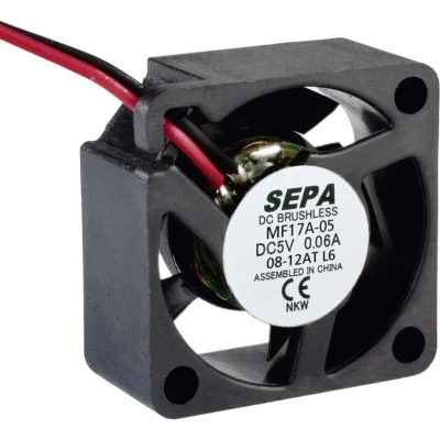 Afbeelding van SEPA MF17A05 Axiaalventilator 5 V/DC 0.9 m3/h (l x b h) 17 8 mm