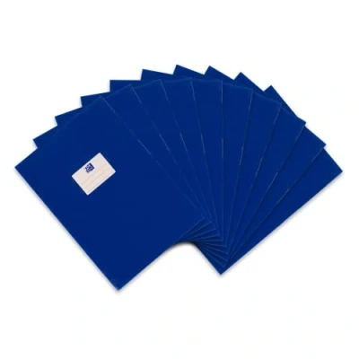 Afbeelding van ELBA 100059885 boekhoezen A5 10 pack schriftomslag, voor DIN A4 blauw