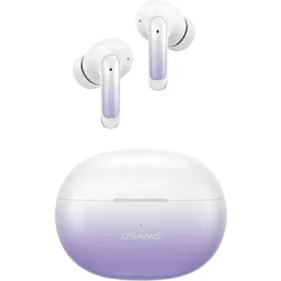 Afbeelding van USAMS Bluetooth 5.3 TWS X don serie ENC hoofdtelefoon draadloos paars gradiënt/paarsblauw BHUENCXD04 (US XD19)