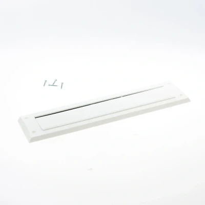 Afbeelding van Gezu Brievenbus met klep wit 340 x 80mm