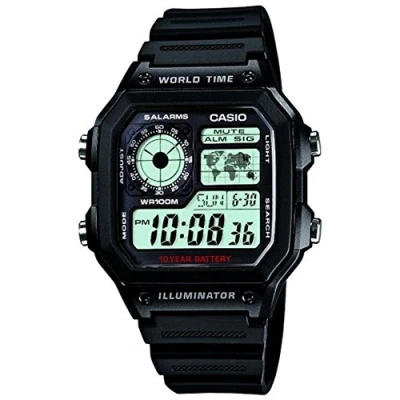 Image de Montre Casio Ae 1200Wh 1Avef Chronographe Alarme Résistante A L&#039;Eau 10 Bar