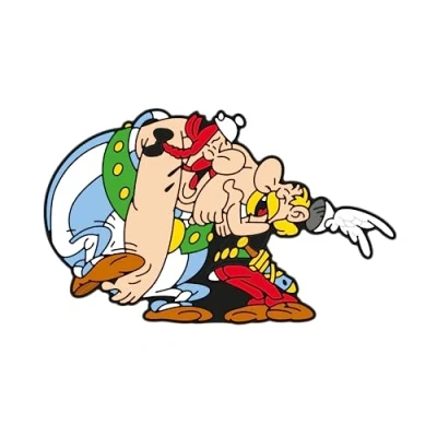 Afbeelding van Plastoy Asterix Kauwgom Magneet en Obelix, Plezier Maken