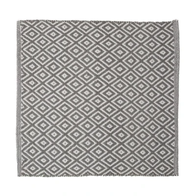 Afbeelding van Sealskin Trellis Badmat 60x60 cm Katoen Grijs